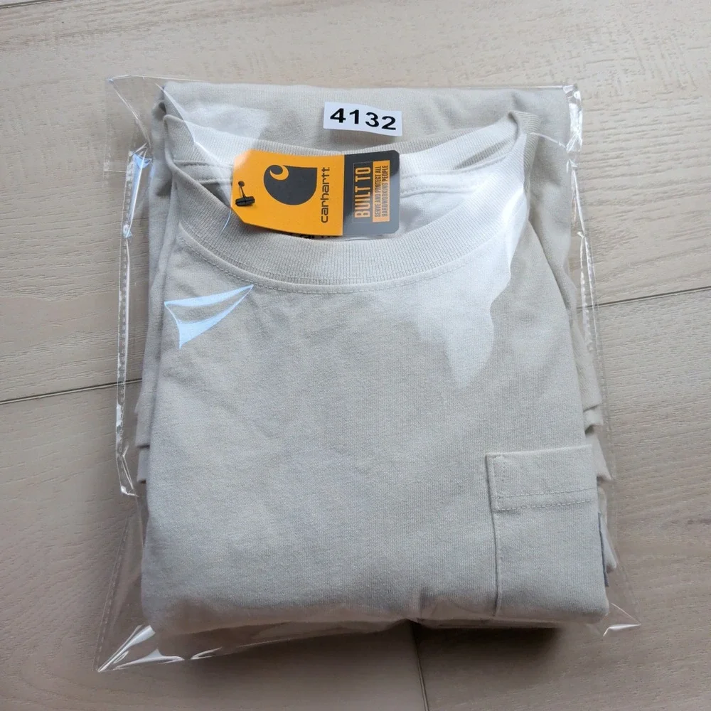 NEW Carhartt Relaxed Fit Heavyweight Long Sleeve T-Shirt Mens M Mountain Graphic - Picture 15 of 16